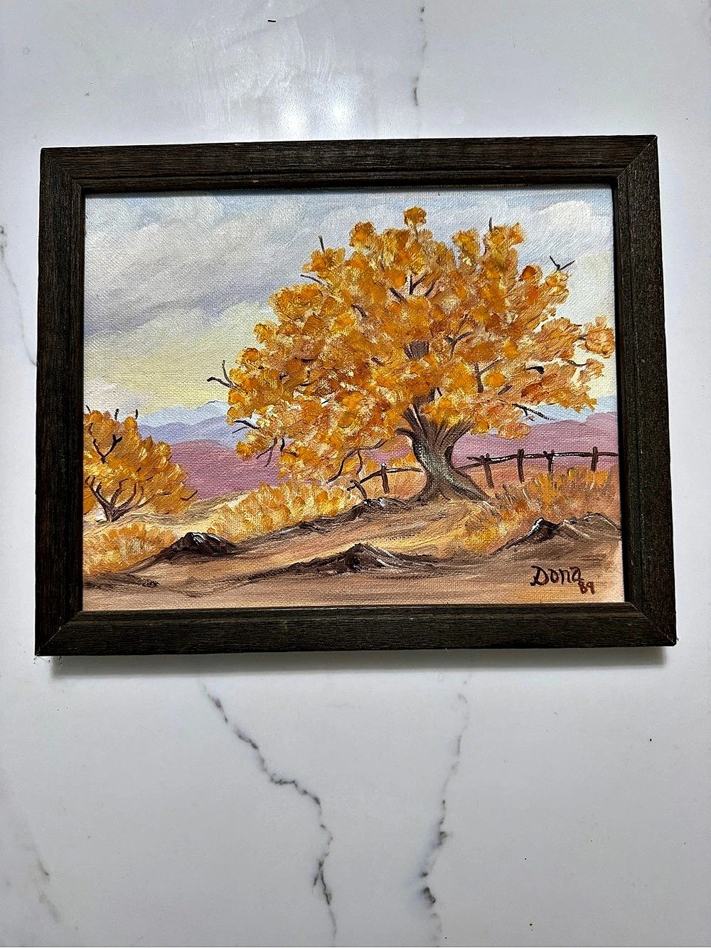 Fredrix Framed Autumn Landscape Painting